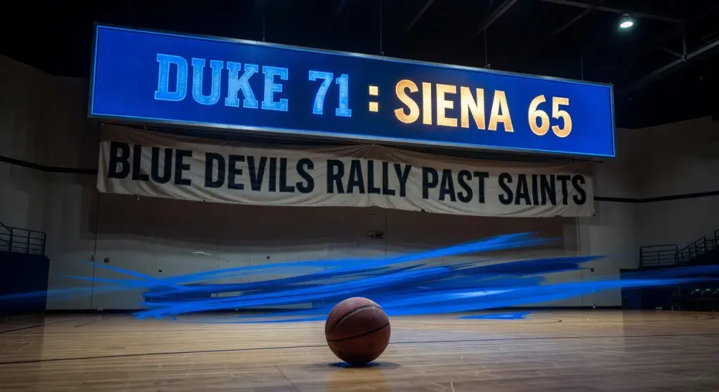 Duke Blue Devils rally past Siena Saints 71-65 in first-round NCAA Tournament win